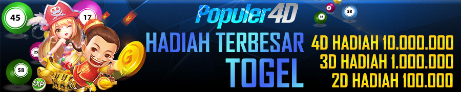 HADIAH TERBESAR TOGEL POPULER4D