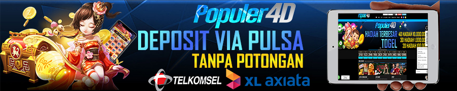 PULSA TANPA POTONGAN POPULER4D